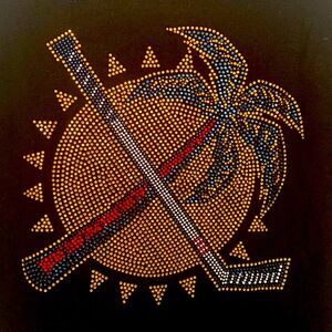 Florida Panthers ladies tank top with BLING